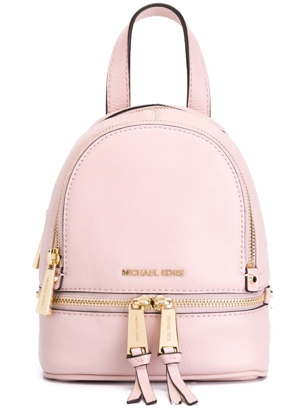 michael kors soft pink backpack